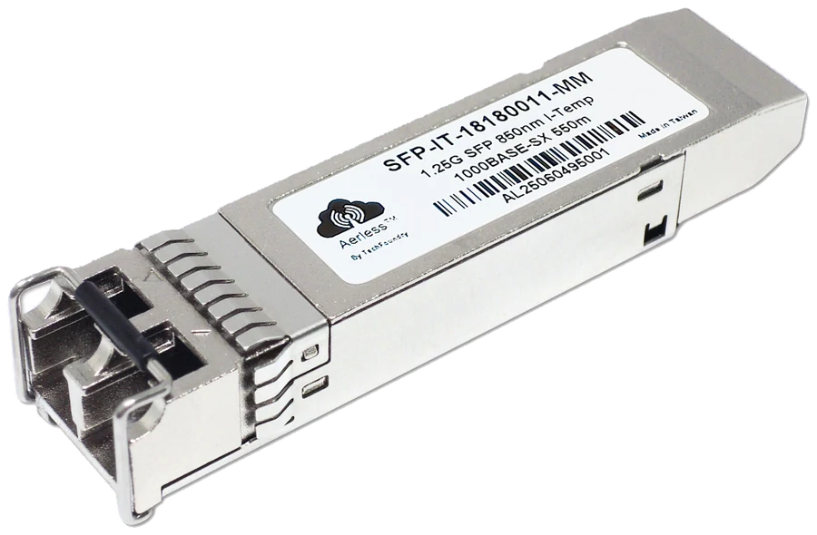 Aerless SFP 1.25G 1000SX Multimode, Industrial