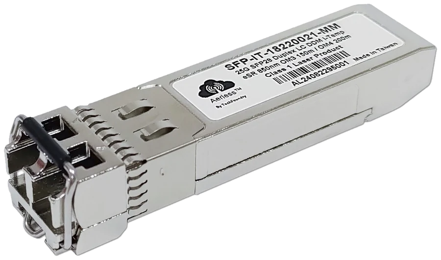 Aerless SFP28 25G eSR Multimode, Industrial
